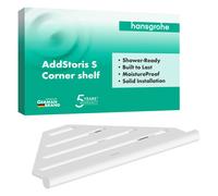 hansgrohe AddStoris S mensola doccia, 41761700, AddStoris S bianco opaco [Accessori Bagno > Mensole Doccia]