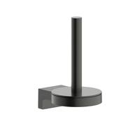 hansgrohe AddStoris S porta rotolo di riserva, 41786340, AddStoris S nero cromato spazzolato [Accessori Bagno > Porta Rotolo]