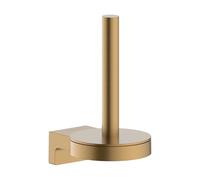 hansgrohe AddStoris S - Portarotolo di ricambio, portarotolo di riserva per montaggio a parete, porta carta igienica, fissaggio nascosto, accessori bagno, bronzo spazzolato, 41786140