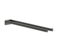 hansgrohe AddStoris S asta portasciugamani, 41787340, AddStoris S nero cromato spazzolato [Accessori Bagno > Portasciugamani]