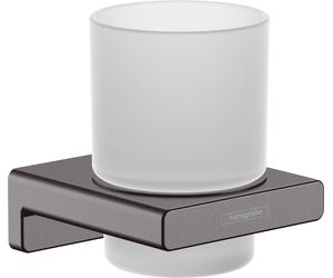hansgrohe AddStoris verre à dents, 41749340, 41749340, Colorazione: Nero spazzolato