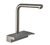hansgrohe Aquno Select M81 miscelatore monocomando da cucina 250, bocca estraibile, 2jet, sBox, 5,9 l/min, colorazione: Finitura in acciaio inox