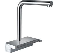 hansgrohe Aquno Select M81 Miscelatore monocomando da cucina 250, bocca estraibile, 2 getti, sBox, cromo, 73830000