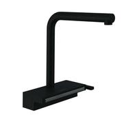 hansgrohe Aquno Select M81 Miscelatore monocomando da cucina 250, bocca estraibile, 2 getti, sBox, nero opaco, 73830670