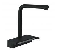 Hansgrohe Aquno Select M81 rubinetto da cucina verticale nero 73830670