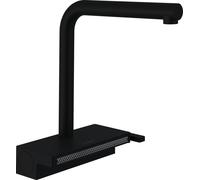hansgrohe Aquno Select M81 Mitigeur monocommandé pour cuisine 250, bec extractible, 2jet, 6.9 l/min, 73836670, 73836670, Colorazione: Nero opaco