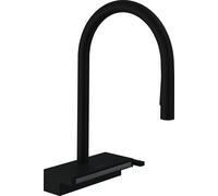 Hansgrohe Aquno Select M81 rubinetto da cucina verticale nero 73837670