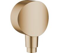 Gomito Di Uscita Hansgrohe Fixfit S Rotondo 64mm Bronzo Spazzolato