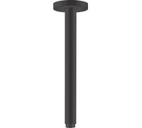 Hansgrohe attacco a soffitto S 300 mm, 27389670, colore: nero opaco