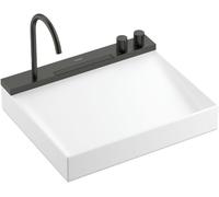 Hansgrohe Avalegra lavello con rubinetto 58x47.5 cm rettangolare a parete-da incasso bianco 22472340