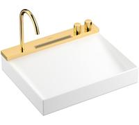 Hansgrohe Avalegra lavello con rubinetto 58x47.5 cm rettangolare a parete-da incasso bianco lucida 22472990