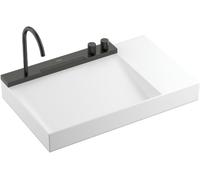 Hansgrohe Avalegra lavello con rubinetto 78x47.5 cm rettangolare a parete-da incasso bianco 22473340