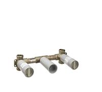 Hansgrohe AX 3-hole basin mixer basic set wall