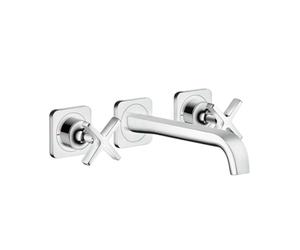 Hansgrohe AX Citterio E 3-h.basin mixer wall m.chr