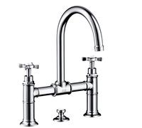 Hansgrohe AX Montreux 2-hdl.basin mix.220 brid.chr