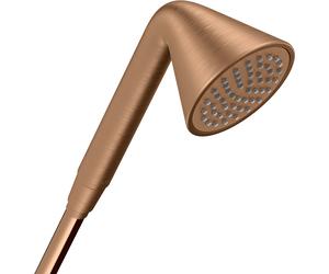 hansgrohe AXOR 85 Douchette à main 1 jet conçue par Front, 26025140, 26025140, Colorazione: Bronzo spazzolato