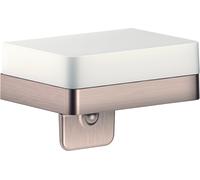 hansgrohe AXOR Accessoires universels Distributeur de savon liquide avec plateau, 42819820, 42819820, Colorazione: Nichel spazzolato