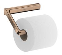 hansgrohe AXOR Accessoires universels Porte-rouleau de papier sans couvercle, 42846300, 42846300, Colorazione: Oro rosso lucido