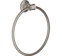 hansgrohe AXOR Anneau porte-serviettes Montreux, 42021800, 42021800, Colorazione: Ottica in acciaio inossidabile