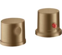 hansgrohe AXOR AXOR Uno 2 trous pour jante de baignoire, thermostat, 2 consommateurs, 38480140, 38480140, Colorazione: Bronzo spazzolato