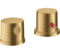 hansgrohe AXOR AXOR Uno 2 trous pour jante de baignoire, thermostat, 2 consommateurs, 38480250, 38480250, Colorazione: Ottico oro spazzolato