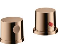 hansgrohe AXOR AXOR Uno 2 trous pour jante de baignoire, thermostat, 2 consommateurs, 38480300, 38480300, Colorazione: Oro rosso lucido