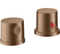 hansgrohe AXOR AXOR Uno 2 trous pour jante de baignoire, thermostat, 2 consommateurs, 38480310, 38480310, Colorazione: Oro rosso spazzolato