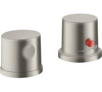 hansgrohe AXOR AXOR Uno 2 trous pour jante de baignoire, thermostat, 2 consommateurs, 38480800, 38480800, Colorazione: Ottica in acciaio inossidabile