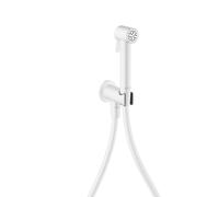 hansgrohe AXOR Bidette Showers Bidette Douchette à main 1jet EcoSmart, ronde, pour eau froide, avec support de douche et flexibles de douche de 1,25m, 29240700, 29240700, Colorazione: Bianco opaco
