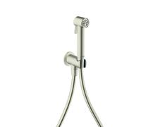 hansgrohe AXOR Bidette Showers Bidette Douchette à main 1jet EcoSmart, ronde, pour eau froide, avec support de douche et flexibles de douche de 1,25m, 29240820, 29240820, Colorazione: Nichel spazzolat