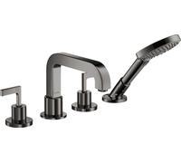 hansgrohe AXOR Citterio 4 trous pour baignoire avec poignées de porte, 39446330, 39446330, Colorazione: Cromo nero lucido