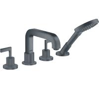 hansgrohe AXOR Citterio 4 trous pour baignoire avec poignées de porte, 39446340, 39446340, Colorazione: Cromo nero spazzolato