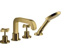 hansgrohe AXOR Citterio 4 trous pour baignoire avec poignées transversales, 39445990, 39445990, Colorazione: Ottica in oro lucido