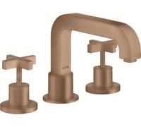 hansgrohe AXOR Citterio AXOR 3 trous pour bord de baignoire, poignées transversales, 39436310, 39436310, Colorazione: Oro rosso spazzolato