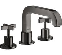 hansgrohe AXOR Citterio AXOR 3 trous pour bord de baignoire, poignées transversales, 39436330, 39436330, Colorazione: Cromo nero lucido