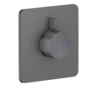 AXOR Citterio C miscelatore monocomando Cubic cut, per vasca e doccia, 49651340, Citterio C nero cromato spazzolato [Rubinetteria Bagno > Rubinetteria Doccia]