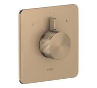 hansgrohe AXOR Citterio C Mitigeur encastré pour 2 consommateurs, coupe cubique, 49451140, 49451140, Colorazione: Bronzo spazzolato