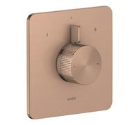 hansgrohe AXOR Citterio C Mitigeur encastré pour 2 consommateurs, coupe cubique, 49451310, 49451310, Colorazione: Oro rosso spazzolato