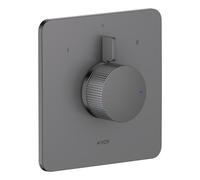 hansgrohe AXOR Citterio C Mitigeur encastré pour 2 consommateurs, coupe cubique, 49451330, 49451330, Colorazione: Cromo nero lucido