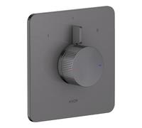 hansgrohe AXOR Citterio C Mitigeur encastré pour 2 consommateurs, coupe cubique, 49451340, 49451340, Colorazione: Cromo nero spazzolato