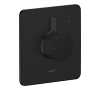 hansgrohe AXOR Citterio C Mitigeur encastré pour 2 consommateurs, coupe cubique, 49451670, 49451670, Colorazione: nero opaco