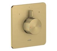 hansgrohe AXOR Citterio C Mitigeur encastré pour 2 consommateurs, coupe cubique, 49451950, 49451950, Colorazione: Ottone spazzolato