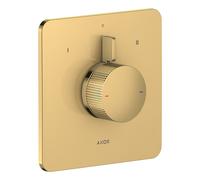 hansgrohe AXOR Citterio C Mitigeur encastré pour 2 consommateurs, coupe cubique, 49451990, 49451990, Colorazione: Ottica in oro lucido