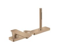 hansgrohe AXOR Citterio C Mitigeur monocommandé 3 trous pour bain avec sBox, 2 consommateurs, 49430310, 49430310, Colorazione: Oro rosso spazzolato