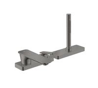 hansgrohe AXOR Citterio C Mitigeur monocommandé 3 trous pour bain avec sBox, 2 consommateurs, 49430330, 49430330, Colorazione: Cromo nero lucido