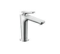 hansgrohe AXOR Citterio C Mitigeur monocommandé pour lavabo 125, avec CoolStart et garniture d'écoulement, 49040000, 49040000, Colorazione: cromo