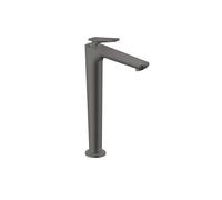 hansgrohe AXOR Citterio C Mitigeur monocommandé pour lavabo 250, avec CoolStart et garniture d'écoulement, Cubic cut, 49051340, 49051340, Colorazione: Cromo nero spazzolato