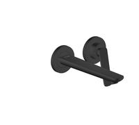 hansgrohe AXOR Citterio C Mitigeur monocommandé pour lavabo encastré pour montage mural, bec 195mm, 49110670, 49110670, Colorazione: nero opaco