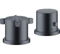 hansgrohe AXOR Citterio E 2 trous pour baignoire avec thermostat, 36412340, 36412340, Colorazione: Cromo nero spazzolato