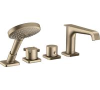 hansgrohe AXOR Citterio E 4 trous pour baignoire avec thermostat, 36411820, 36411820, Colorazione: Nichel spazzolato